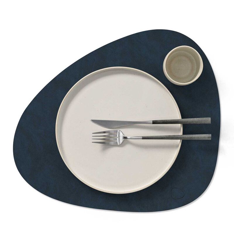 LIND DNA Table Mat Curve L Nupo Midnight Blue image number 1